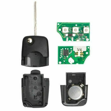 Full Set Remote key Fob 3Button 433MHZ 4D0 837 231 A for Audi A3 A4 A6 1999-2002